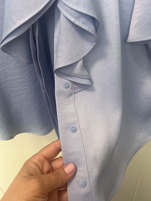 Camasa bleu matase. Zara,marime S
