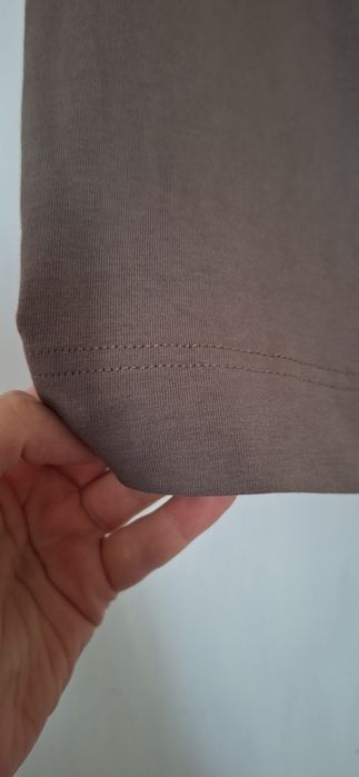 Fusta mini basic H&M, culoare bej, masura XS