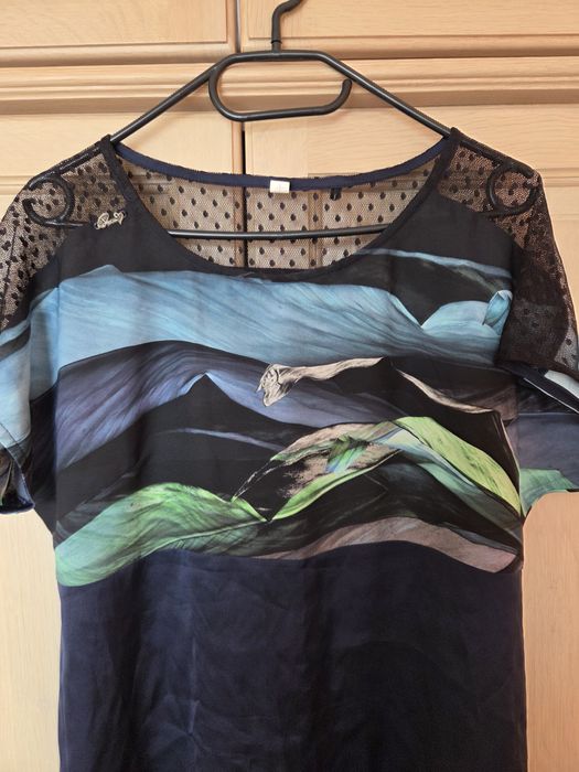 Лека туника от сатен от "Роси"