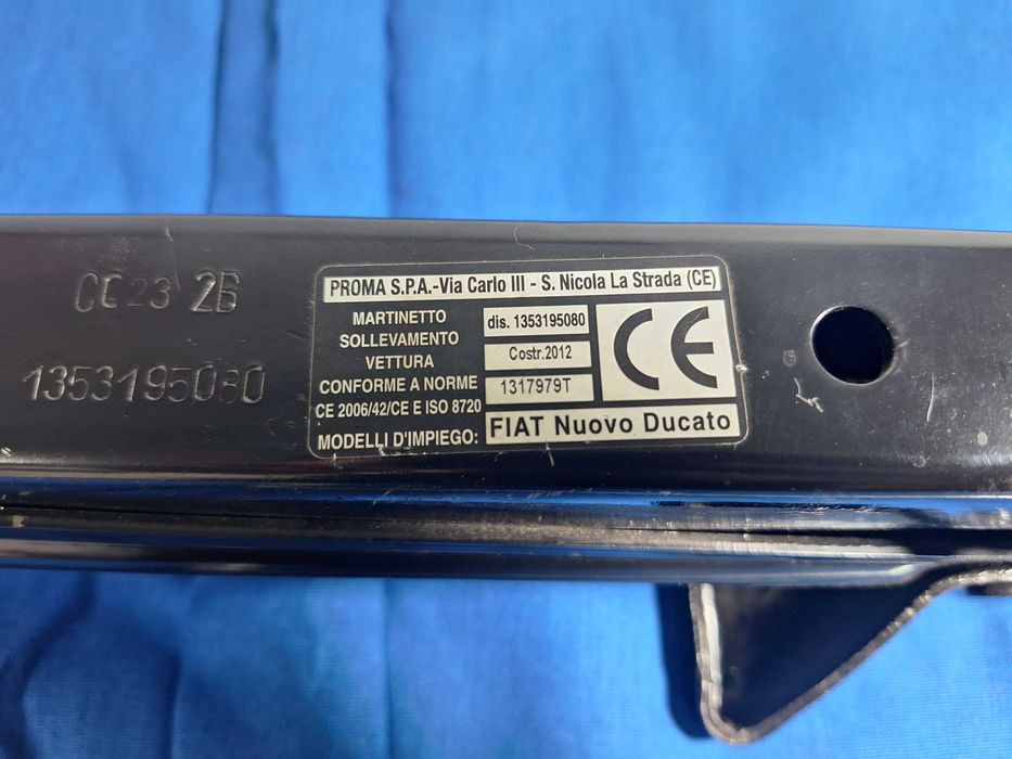 CRIC AUTO OEM Fiat Ducato Peugeot Boxer Citroen Jumper CA NOU