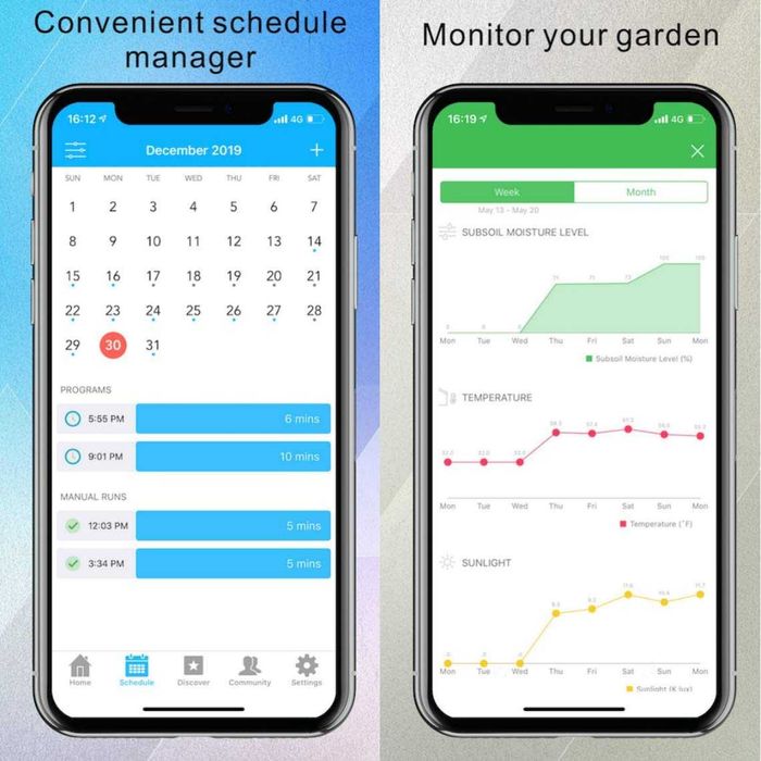 Нов Netro Pixie 1 Smart Hose с таймер за вода с WiFi приложение бял