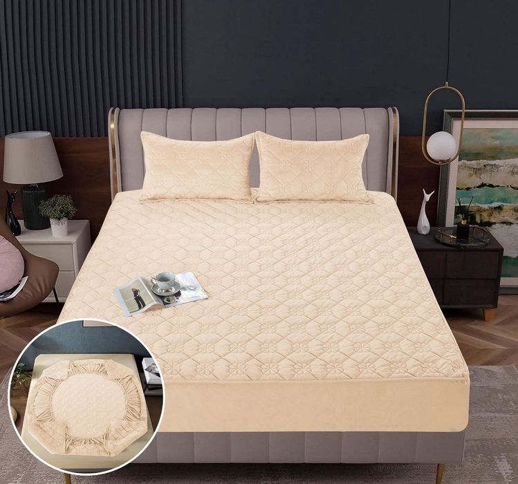 Husa pat Topper groasa 3 piese