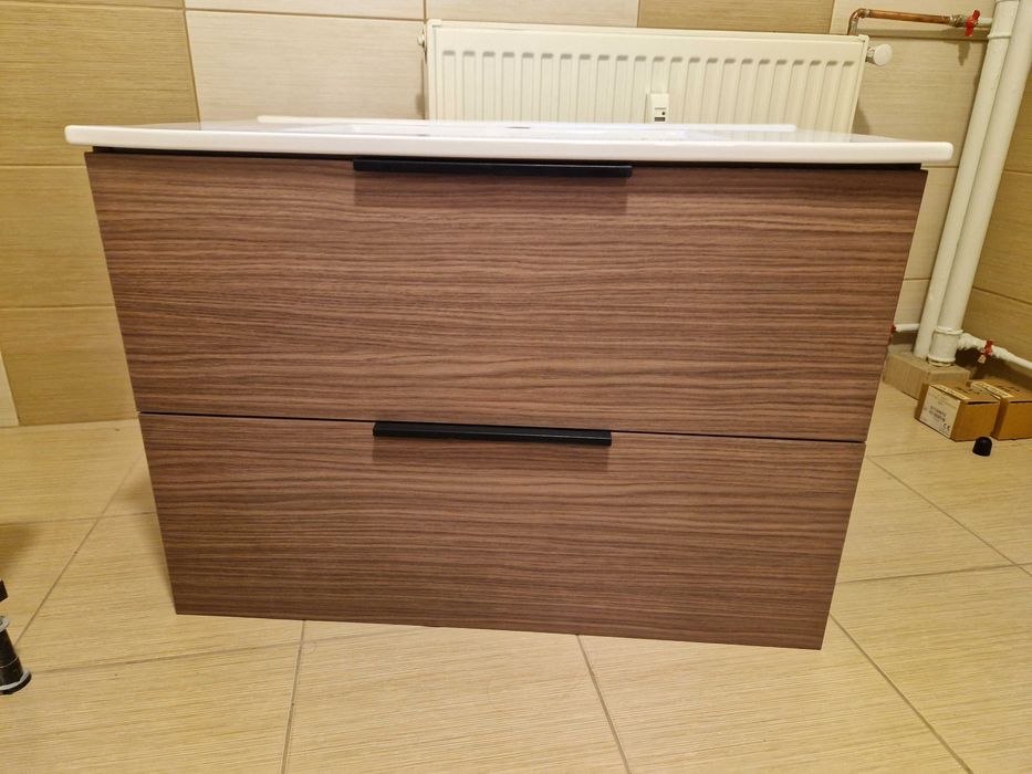 Lavoar cu masca pentru baie 80 cm