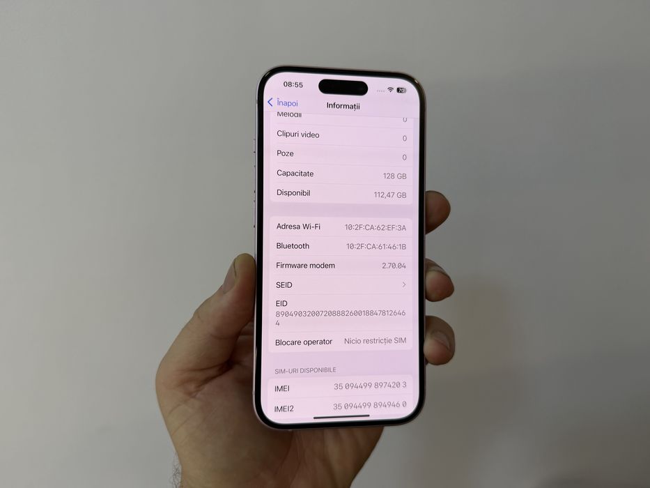 Iphone 15, 128 gb, Pink