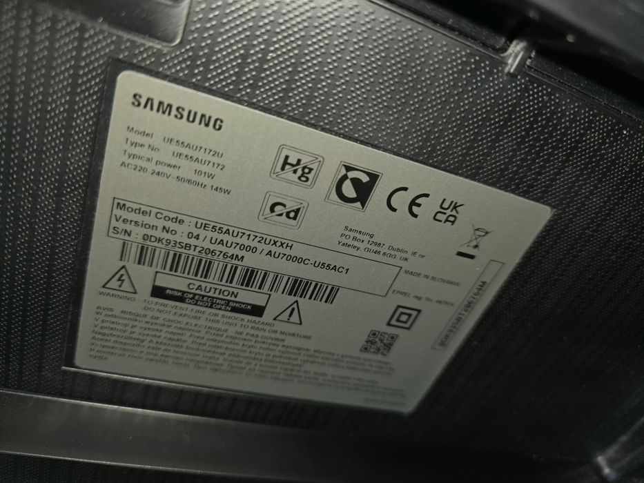 Smart tv samsung 138 cm