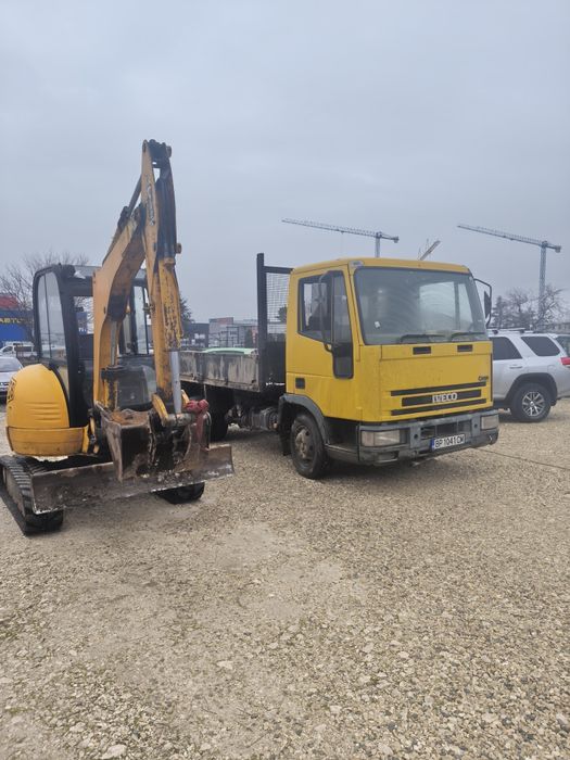 Услуги с мини багер, комбиниран багер и самосвал