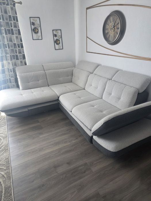 Canapea Alb Gri Aproape noua
