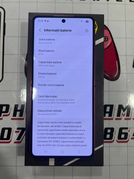SAMSUNG Z Flip 7 REDUS 0 cicluri de incarcare 256gb/ Stephanies Amanet