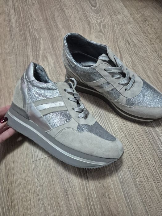 Дам.обувки естествена кожа