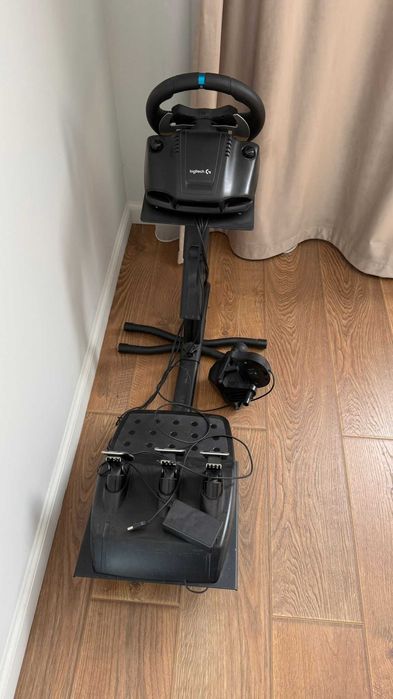 Logitech G29 + Shifter + Stand + Scaun Gaming ADX – Setup complet sim racing