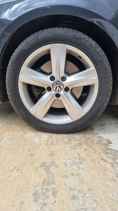Set jante aliaj originale VW Passat B7 - R17 5x112 - Anvelope vară