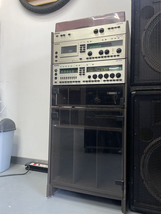 Linie audio rack siemens amplituner rs555 deck rc555 si pickup rw555