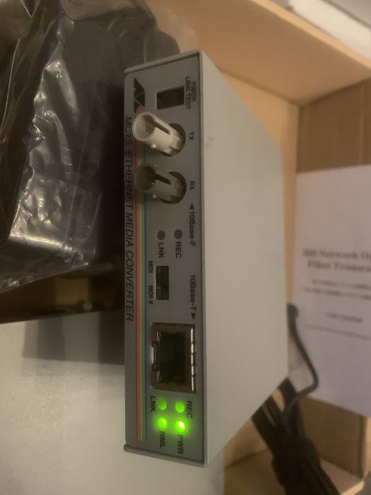 Convertor media Allied Telesis AT-MC13-60 UTP RJ45 Fiber St Ethernet