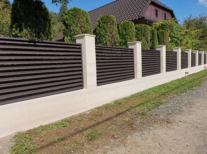 Garduri din panou stil jaluzele de diferite modele si dimensiuni