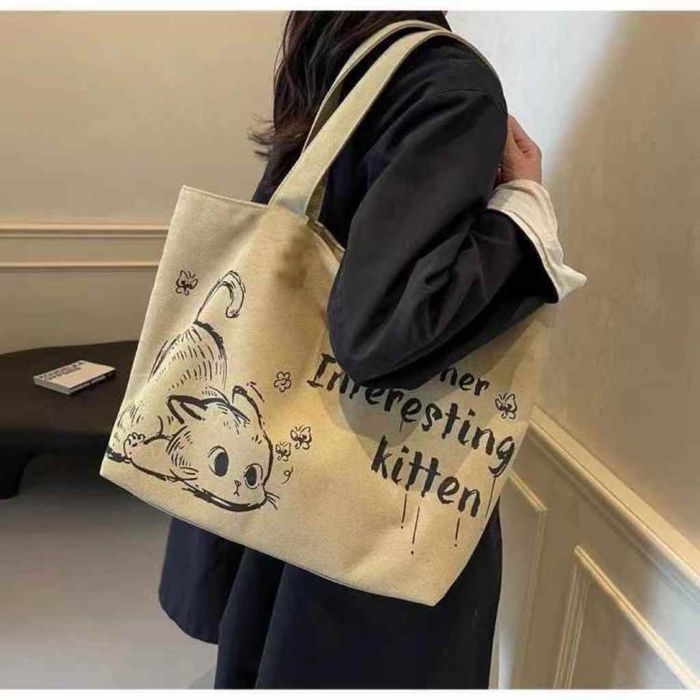 Сумка шоппер хлопок