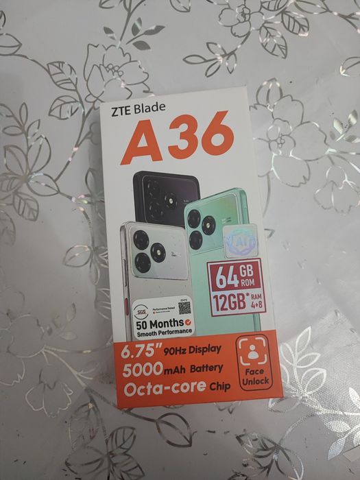 продается новый телефон zte blade a36