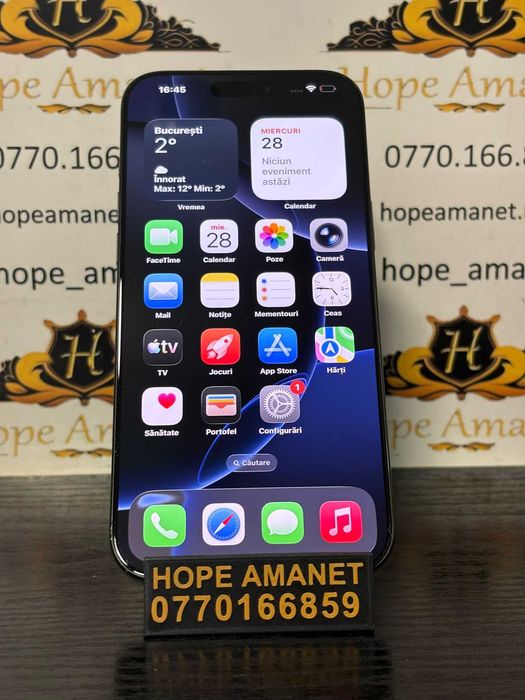 Hope Amanet P10/IPHONE 16 PRO MAX 256 GB BT 100%