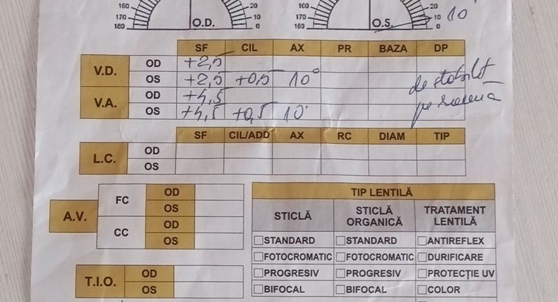 Ochelari lentile progresive