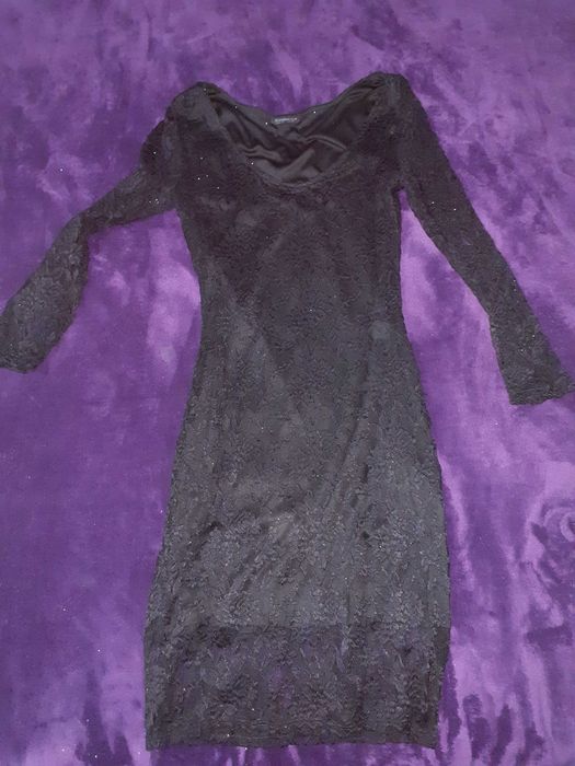 Rochie neagra cu dantela 36 S