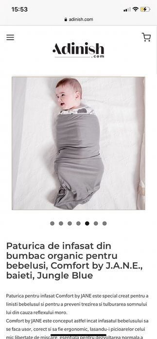 Paturica de infasat Adinish