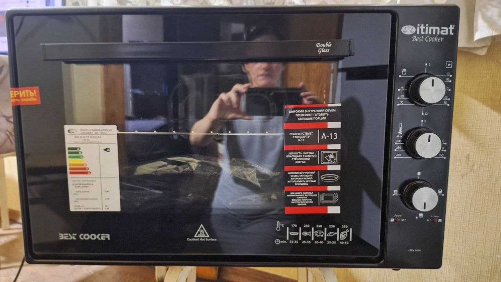 Электрическая духовка itimat.Elektr pechkasi itimat.