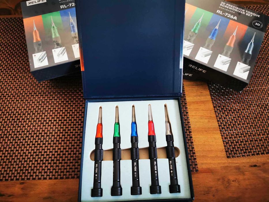 Set 5 surubelnite 3D profesioniste marca Relife reparatii telefon gsm