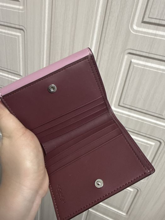 Coach оригинал кошелек розовый