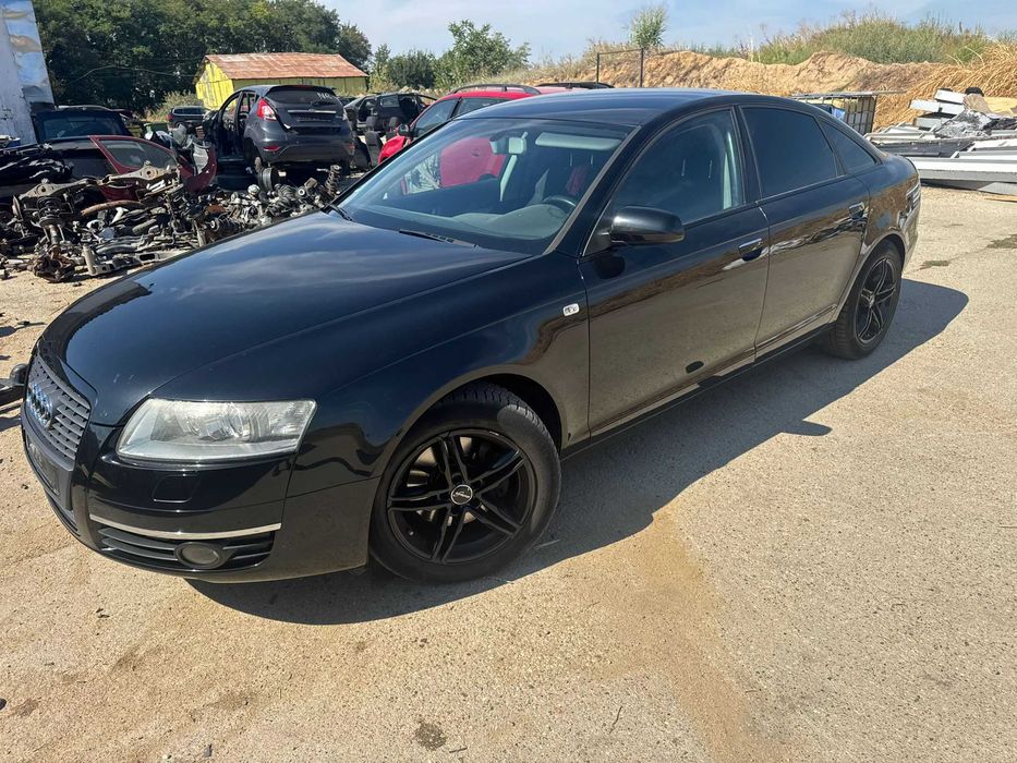 Fata completa/bot complet Audi A6 C6 , bara cu spalatoare faruri bi xenon aripi capota trager carenaje roti