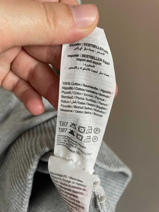 Core by Jack & Jones Сив мъжки пуловер, M размер