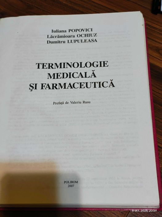 Carti medicina chirurgie farmacie