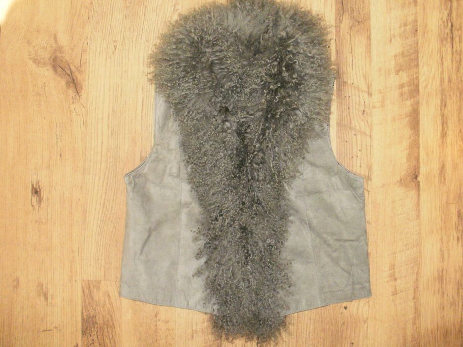 дамски, елеци естествен велур и косъм М и L/XL