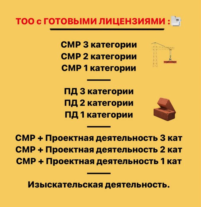 СМР, ПД и ИД 1,2,3 Категория