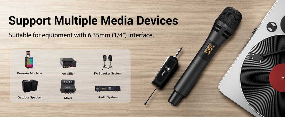 Безжичен микрофон TONOR TW310