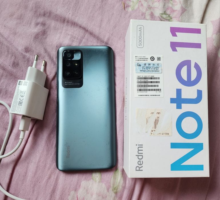 Redmi note 11 идеал 4/128 Gb усто курмаган, имейкалари утган