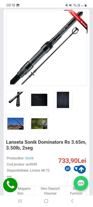 set crap , 3x shimano aerlex/ hakuyo xm1400,3x avid exodus/ sonik dominator x rs 3.60m  3,25