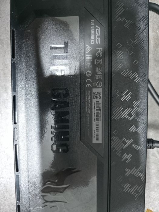 Tastatura gaming mecanica ASUS TUF Gaming K3, RGB,