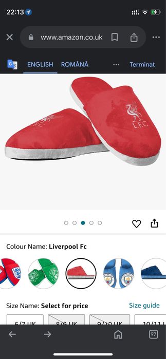 Papuci de casa manchester city si liverpool