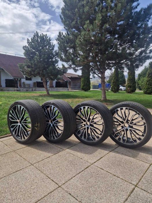 Set jante Audi A6 Competition + anvelope, stare foarte bună