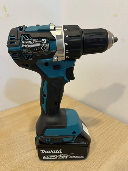 Cheie cu clichet Makita DWR180 și bormasina Makita DDF484 brushless noua