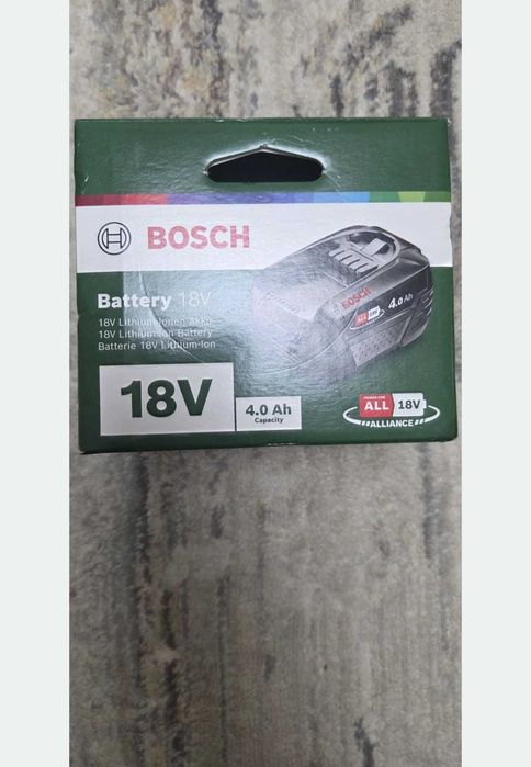Acumulator pentru scule electrice BOSCH PBA, 18V, 4AH, Li-Ion