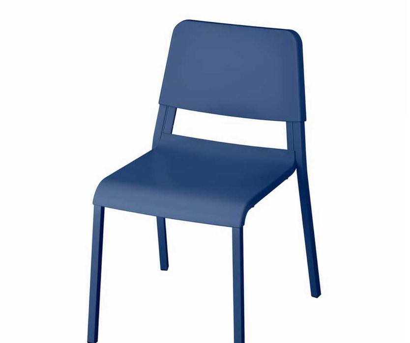Doua scaune TEODORES, albastru IKEA