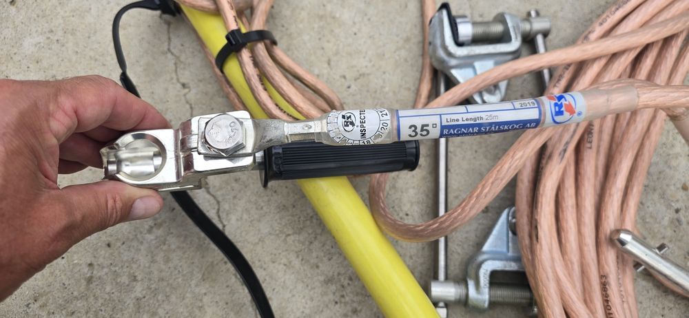 Tija de impamantare temporara inalta tensiune 1000 v dehn catu