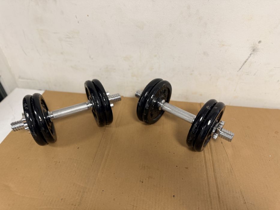 Gantere reglabile noi set 25 kg. 12,5 kg+12,5 kg=25 kg pret promo 250 lei