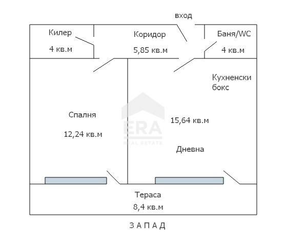 Просторна обзаведена гарсониера за продажба, в жк Трошево, Варна, в бл