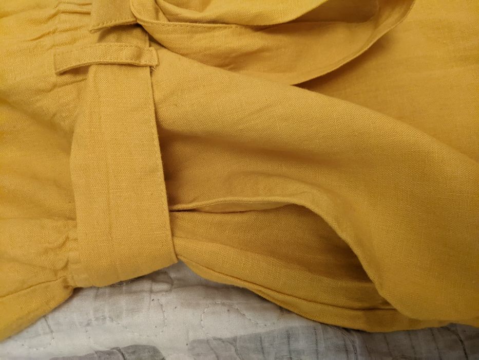 Льняной комбинезон