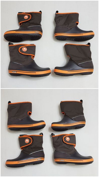Ghete toamnă și iarnă CROCS Crocband II.5 Gust Boot Espresso nr 34, 35