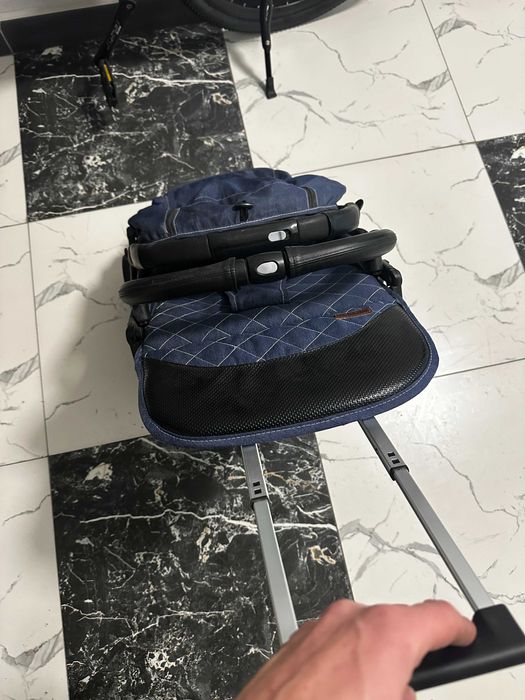 Коляска Детская (Джинсовый Материал)