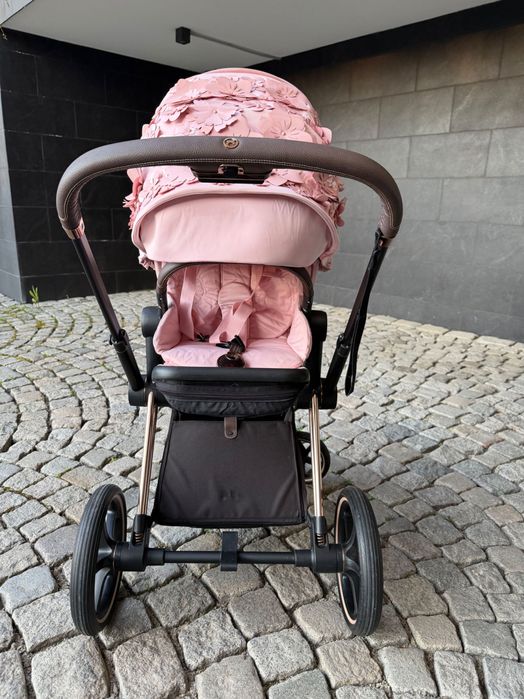 Cybex limited edition Mios розова и бебешки кош