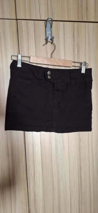 Черна дънкова пола H&M