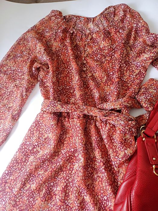 Rochie Mango print floral boho chic m